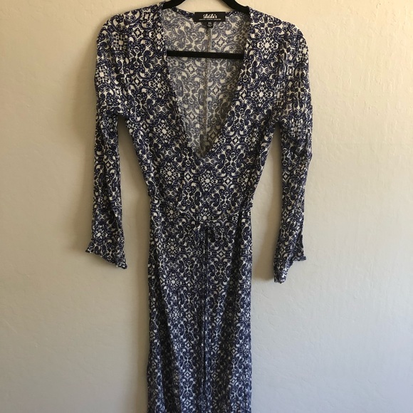 Mandala Daydream Blue Print Maxi Dress - Picture 3 of 6